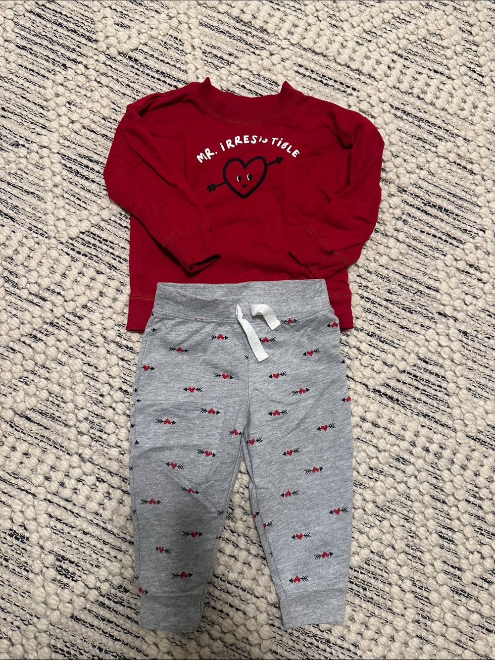 Carter's Red Baby Tee - Solid Red Top
